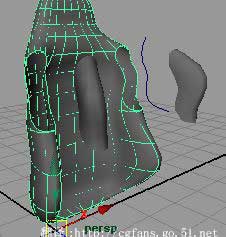 Maya建模-汽車坐椅